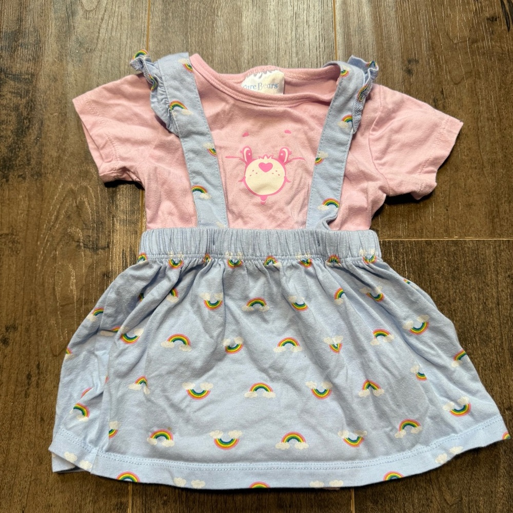 Care Bears Pink shirt and skirt set